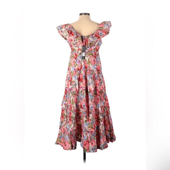 Beulah Women's Rita Floral Midi Dress *Tuckernuck Exclusive* ruffle medium - Picture 5 of 5